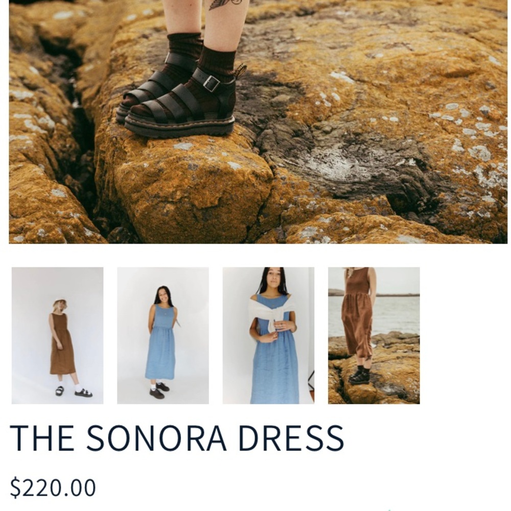 JIMI Sonora dress size small - 100% linen